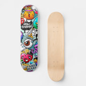 Graffiti Persoonlijk Skateboard (Voorkant)