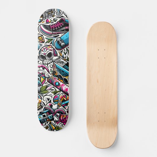 Graffiti Persoonlijk Skateboard (Voorkant)