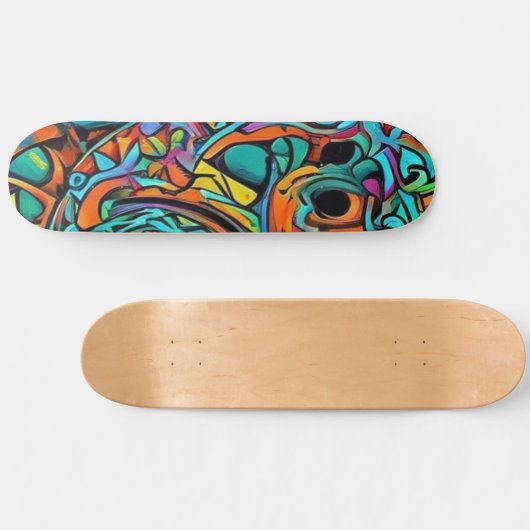 Graffiti Persoonlijk Skateboard (Horizontaal)