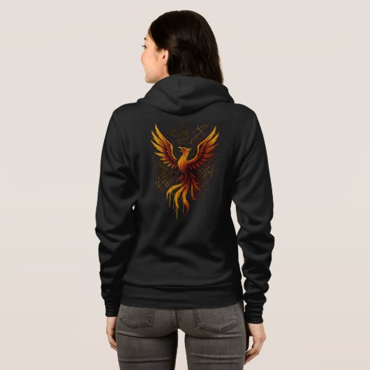 Graffiti Phoenix Reborn | Hoodie (Achterkant volledig)