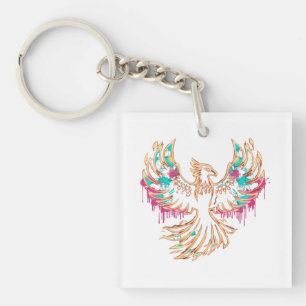 Graffiti Phoenix Rising Sleutelhanger