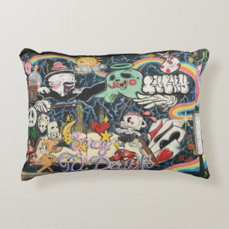 Graffiti Pillow Bushwick Accent Kussen