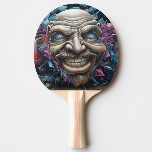 Graffiti Ping Pong Paddle Tafeltennisbatje (Voorkant)