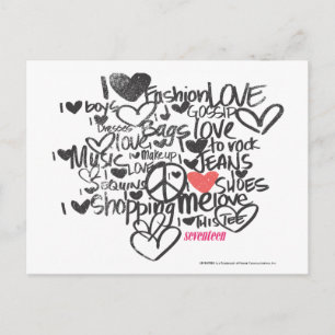 Graffiti Pink Briefkaart