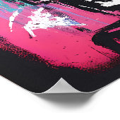 Graffiti Pirate en NFT Karakters Bold Urban grid Poster (Hoek)