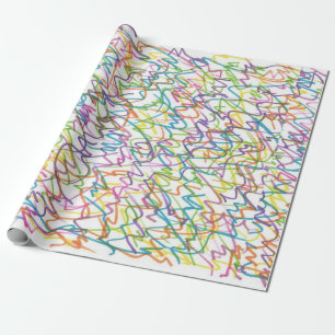 Graffiti ploetert Abstract Patroon Cadeaupapier