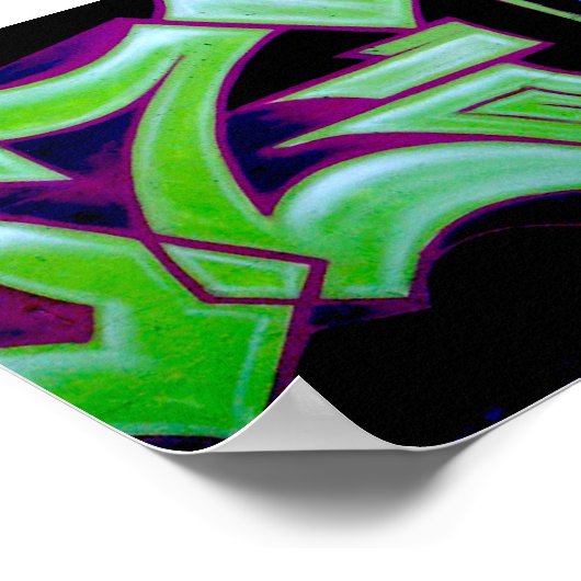 Graffiti Portrait Poster (Hoek)