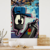 Graffiti Poster (Keuken)