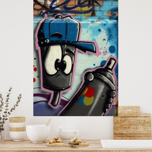 Graffiti Poster (Keuken)
