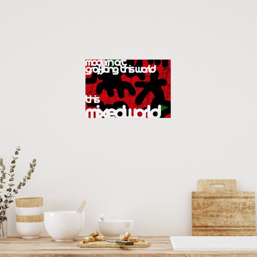 graffiti poster (Keuken)