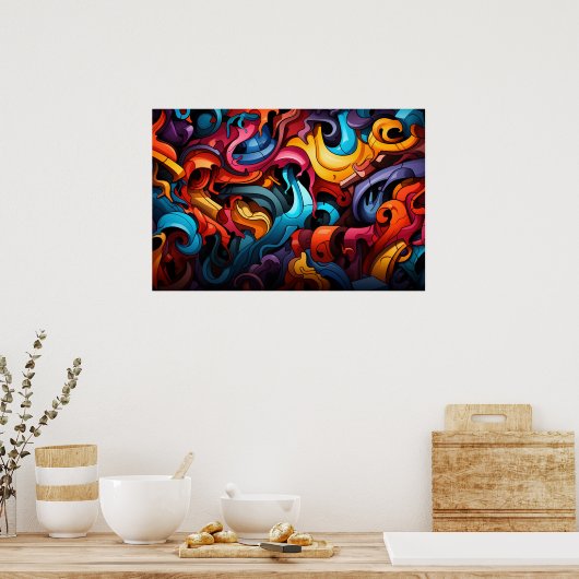 Graffiti Poster (Keuken)