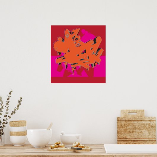 Graffiti Poster (Keuken)