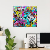 Graffiti Poster (Thuiskantoor)