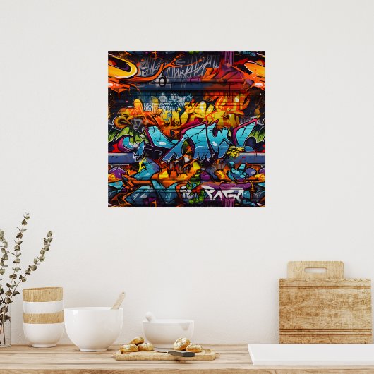 Graffiti Poster (Keuken)