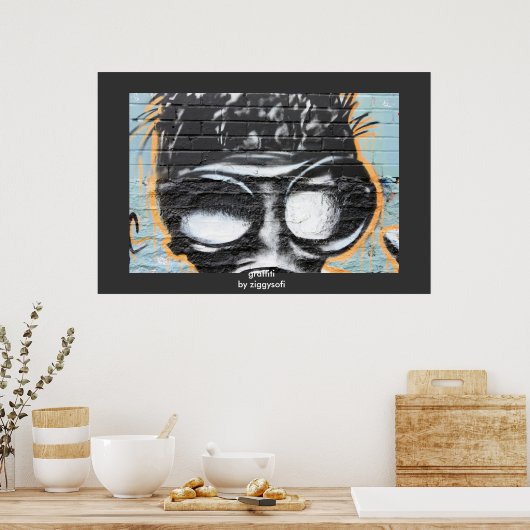 graffiti poster afdrukken (Keuken)