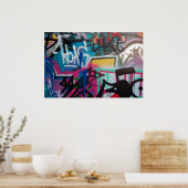 graffiti-poster poster (Keuken)