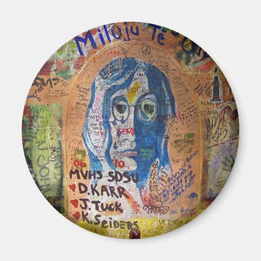 Graffiti - Praag Magneet (Voorkant)