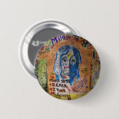 Graffiti - Praag Ronde Button 5,7 Cm (Voorkant /achterkant)