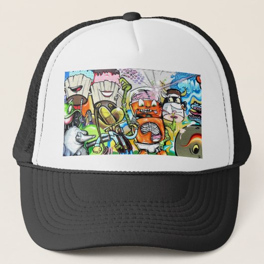 Graffiti Pret Trucker Pet (Voorkant)