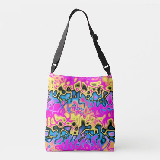 Graffiti-processor: Crossbody Tas (Achterkant)