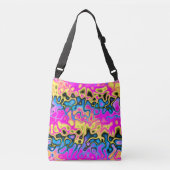 Graffiti-processor: Crossbody Tas (Voorkant)