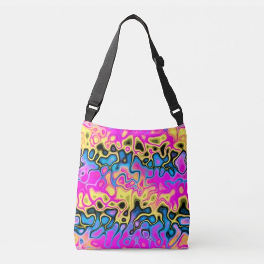 Graffiti-processor: Crossbody Tas (Voorkant)