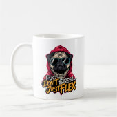 Graffiti Pug Mug – “Pug Don’t Stress Just Flex”  Koffiemok (Links)