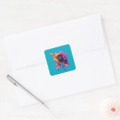 "Graffiti Pug Sticker – Urbane Straatkunsthond Dec (Envelop)