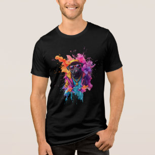 "Graffiti Pug T-Shirt – Urban Street Art Hond Tee