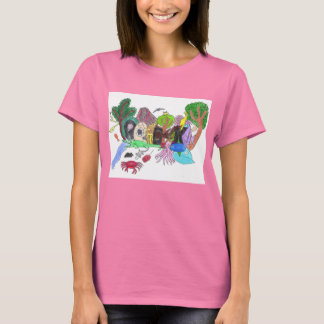 Graffiti Punk Rock Design #1 Kleur Vrouwen T-shirt