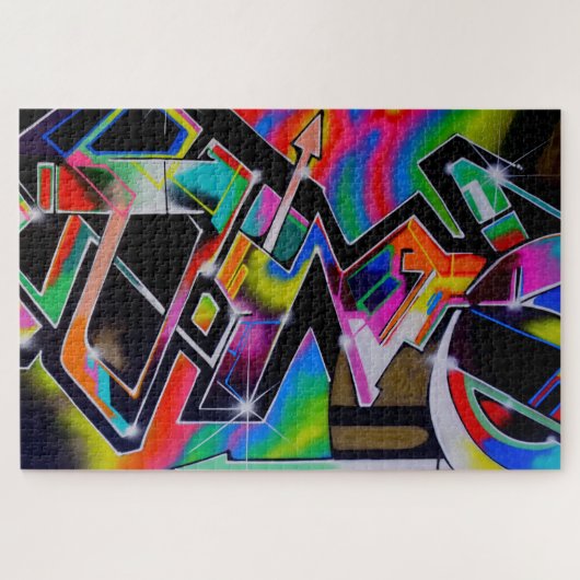 Graffiti puzzel (Horizontaal)