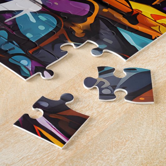 Graffiti Puzzle Legpuzzel (Zijkant)