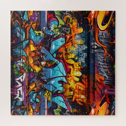 Graffiti Puzzle Legpuzzel (Horizontaal)
