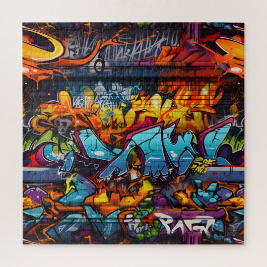 Graffiti Puzzle Legpuzzel (Verticaal)