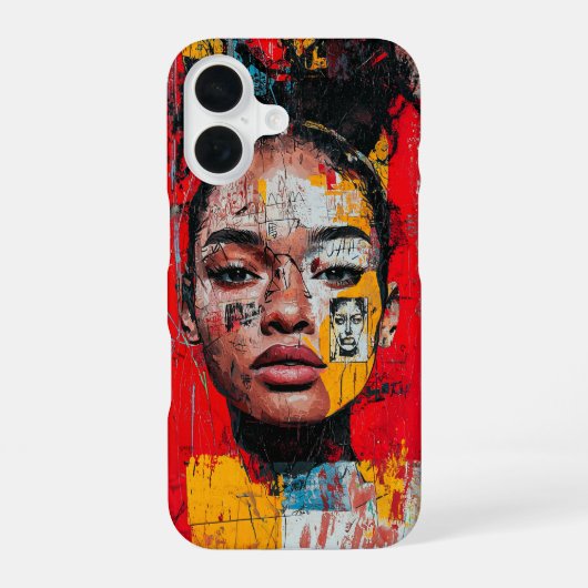 Graffiti Queen iPhone 16 Hoesje (Achterkant)