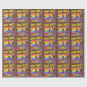 Graffiti Rainbow 31ST BIRTHDAY! en aangepaste naam Cadeaupapier (Vlak)