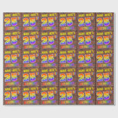 Graffiti Rainbow Kijk 25th BIRTHDAY! en aangepaste Cadeaupapier (Vlak)
