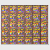 Graffiti Rainbow Kijk 97th BIRTHDAY! en aangepaste Cadeaupapier (Vlak)
