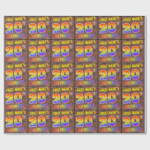 Graffiti Rainbow Look 20E VERJAARDAG! & Aangepaste Cadeaupapier (Vlak)