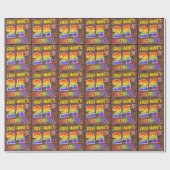 Graffiti Rainbow Look 24E VERJAARDAG! & Aangepaste Cadeaupapier (Vlak)