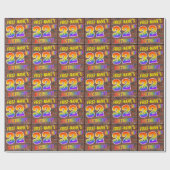 Graffiti Rainbow Look 32E VERJAARDAG! & Aangepaste Cadeaupapier (Vlak)
