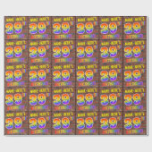 Graffiti Rainbow Look 39E VERJAARDAG! & Aangepaste Cadeaupapier (Vlak)