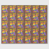 Graffiti Rainbow Look 41E VERJAARDAG! & Aangepaste Cadeaupapier (Vlak)