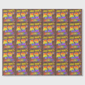 Graffiti Rainbow Look 42E VERJAARDAG! & Aangepaste Cadeaupapier (Vlak)