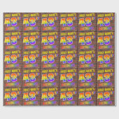 Graffiti Rainbow Look 43E VERJAARDAG! & Aangepaste Cadeaupapier (Vlak)