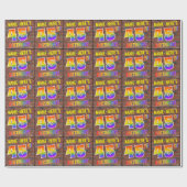 Graffiti Rainbow Look 45E VERJAARDAG! & Aangepaste Cadeaupapier (Vlak)