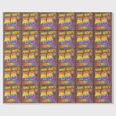 Graffiti Rainbow Look 46E VERJAARDAG! & Aangepaste Cadeaupapier (Vlak)