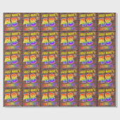 Graffiti Rainbow Look 48E VERJAARDAG! & Aangepaste Cadeaupapier (Vlak)