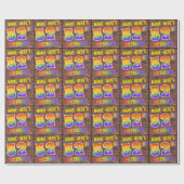 Graffiti Rainbow Look 52E VERJAARDAG! & Aangepaste Cadeaupapier (Vlak)