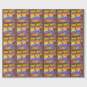 Graffiti Rainbow Look 53e VERJAARDAG! & Aangepaste Cadeaupapier (Vlak)